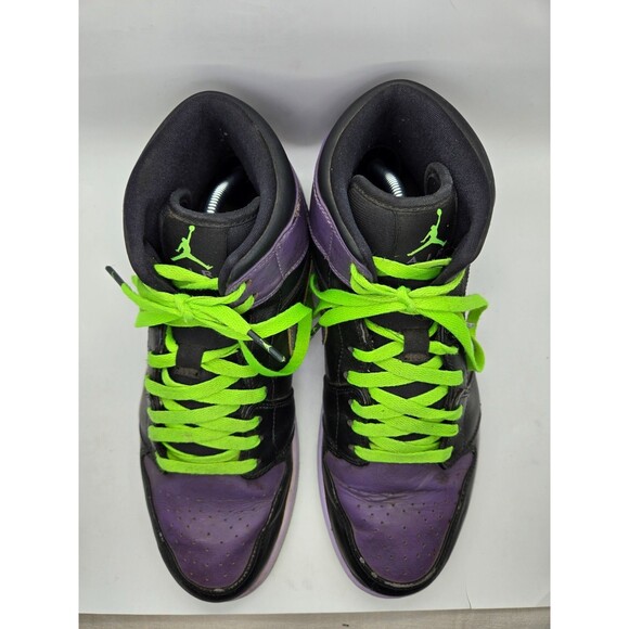 Air Jordan 1 Retro Night Vision Joker Shoes Men 11 Black Purple Athletic Sneaker main image 7